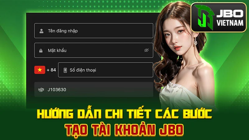 Hướng dẫn chi tiết các bước tạo tài khoản JBO