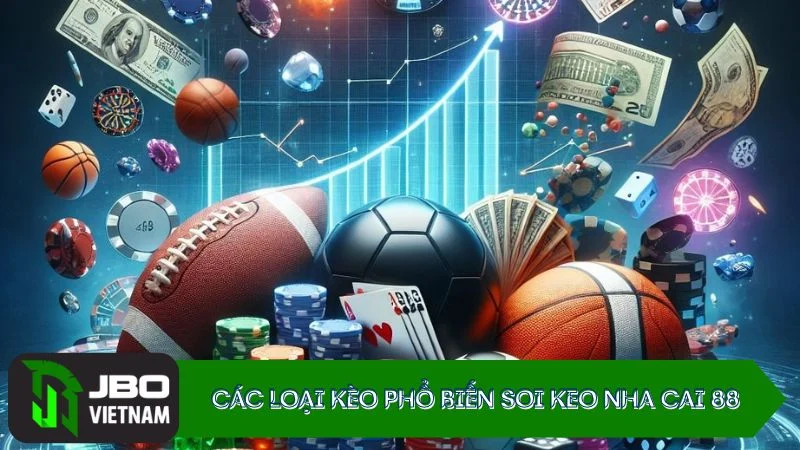 Các loại kèo phổ biến Soi keo nha cai 88