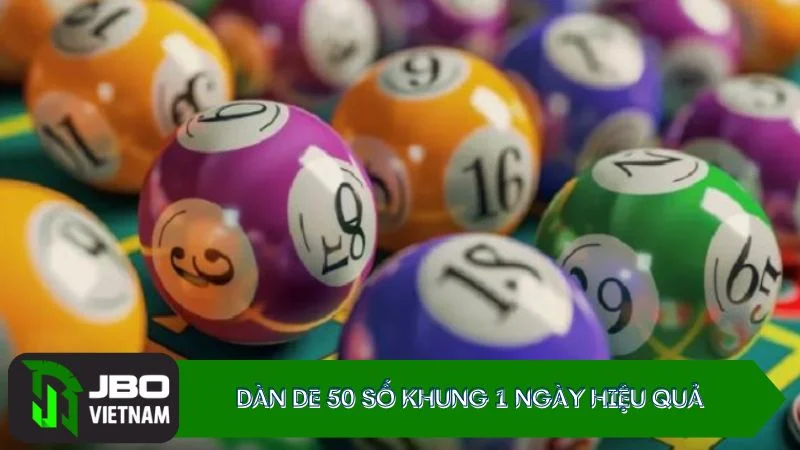 Dàn de 50 số khung 1 ngày hiệu quả